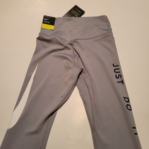 Women's Mid-Rise Crop Running 7/8 Leggings Grey